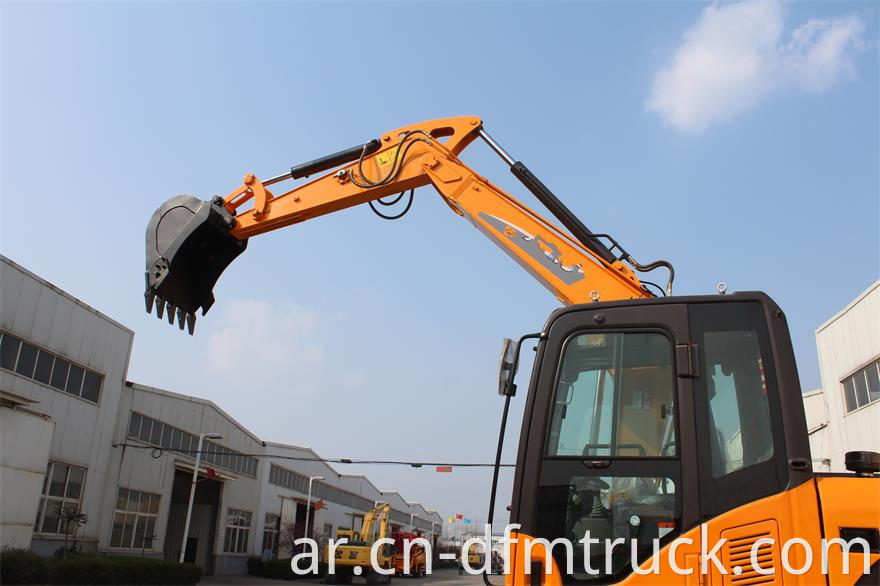 8 ton wheel excavator 11